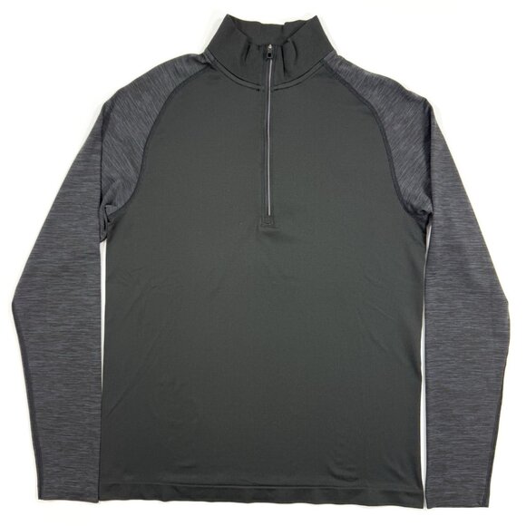 Lululemon Mens Metal Vent Tech 1/4 Zip Pullover Shirt Size Medium Black - Picture 1 of 12